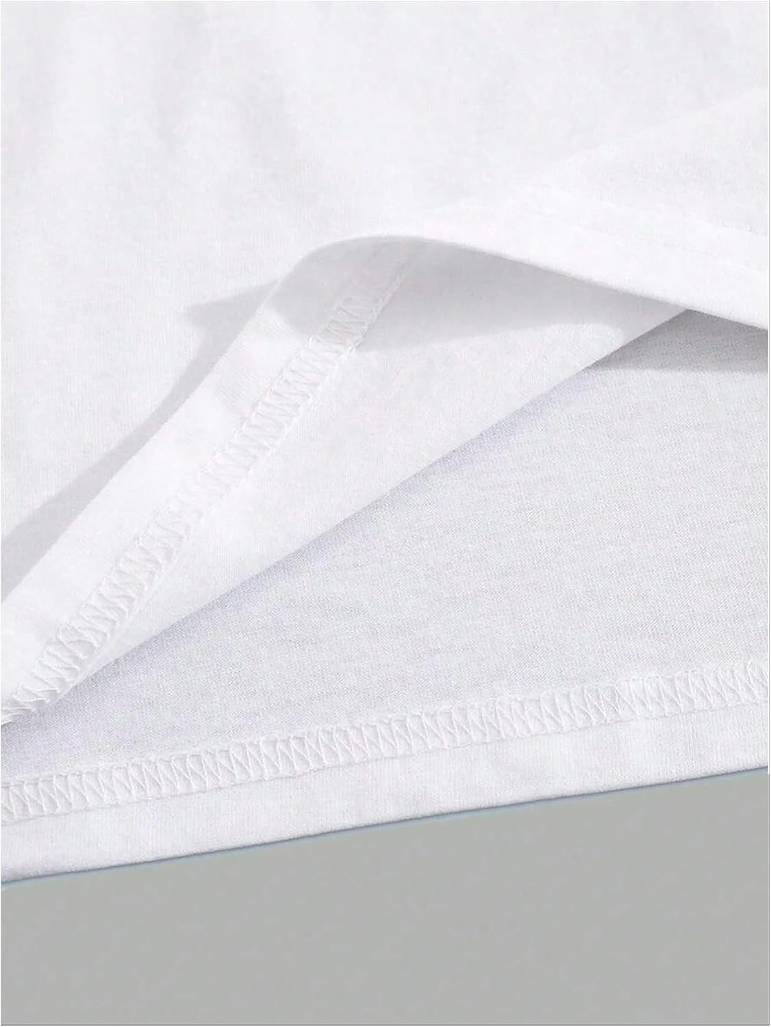 COZYEASE Men's Letter Graphic Tee Casual Short Sleeve Round Neck Summer Shirt Streetwear Top - Image 3