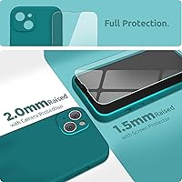 Vista 143 de SURPHY Compatible con iPhone 13 Mini Funda con Protector de Pantalla, (Protección de Cámara y Forro de Microfibra Suave) Funda de Teléfono
