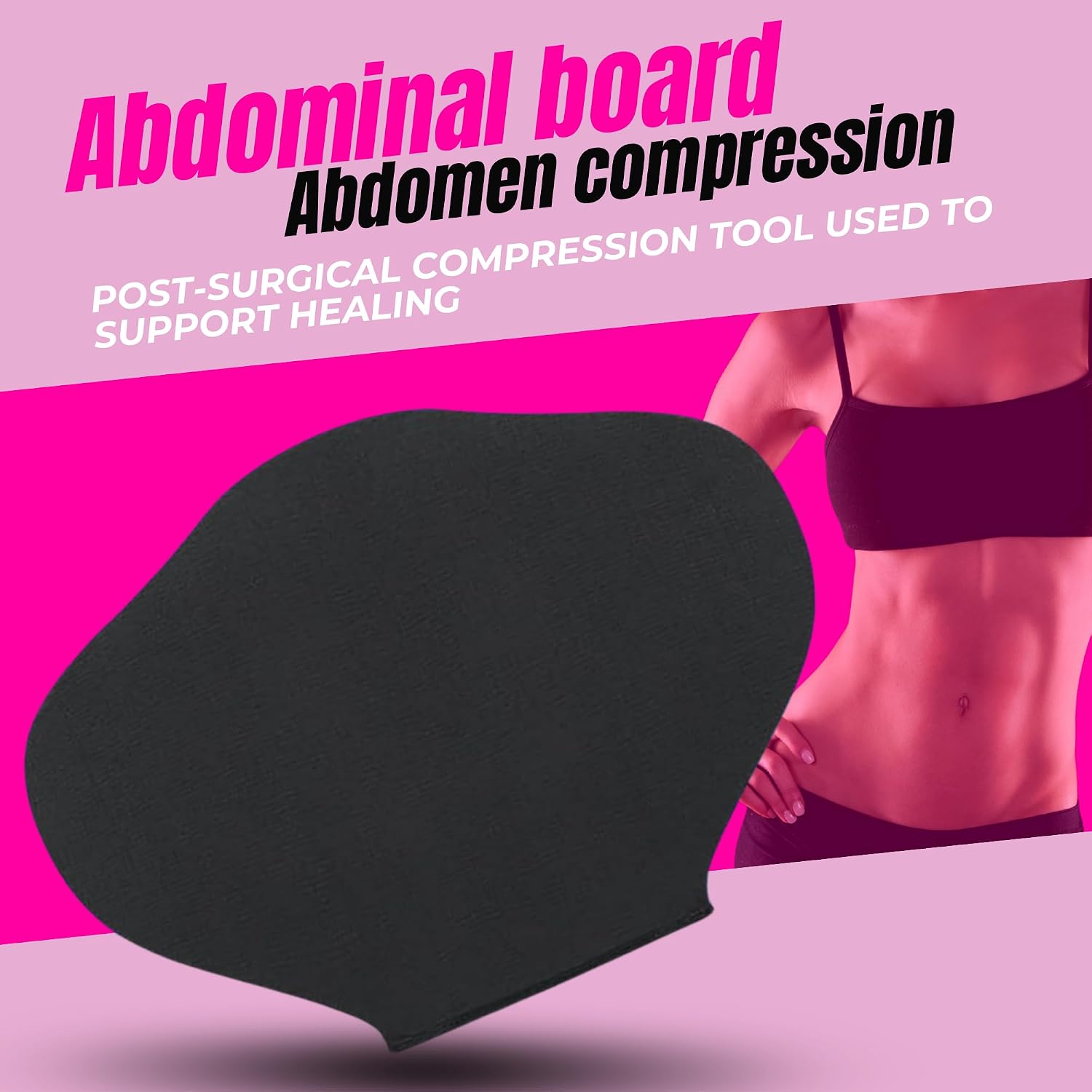 Abdominal Binder Complements Your BBL Faja Colombiana & Lipo Foam Board Pads,Post Partum Waist Binder Abdominal Binder Post Surgery Tummy Tuck Supplies Post Surgery Garment Bbl post Surgery Supplies
