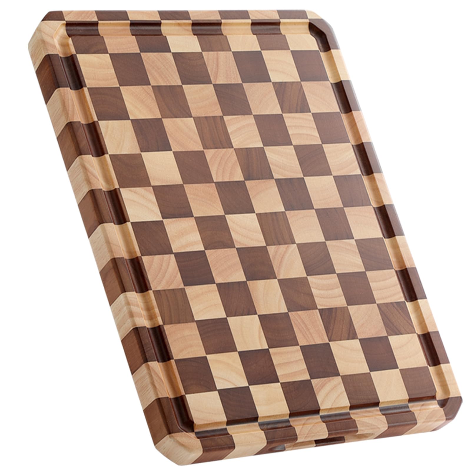 Acacia Wood Cutting Boards for Kitchen-Large Wooden Cutting Boards for Chopping Meat, Cheese, Fruits, and Vegetables