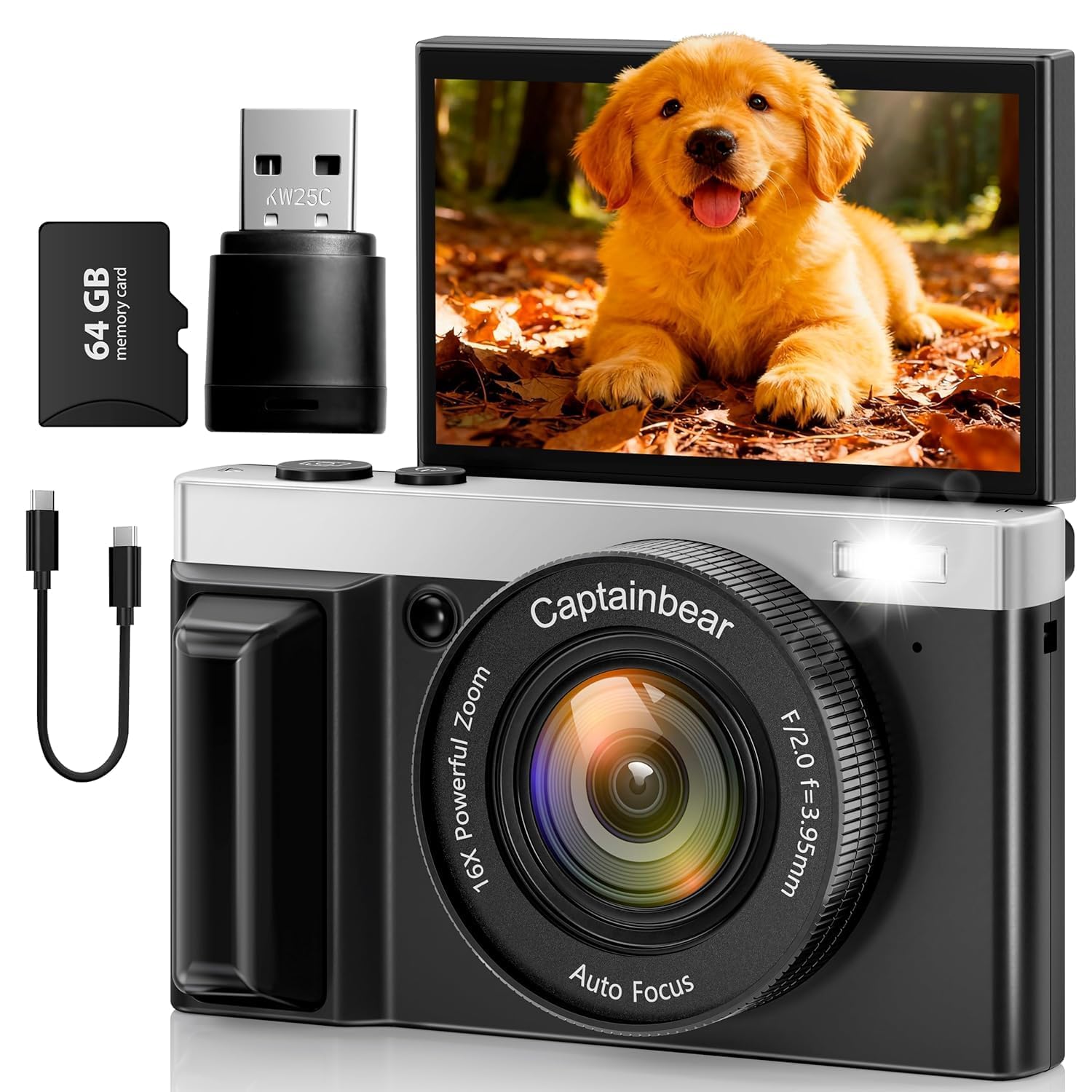 Digital Camera,64MP Cameras for Photography with 64GB Card-image-22