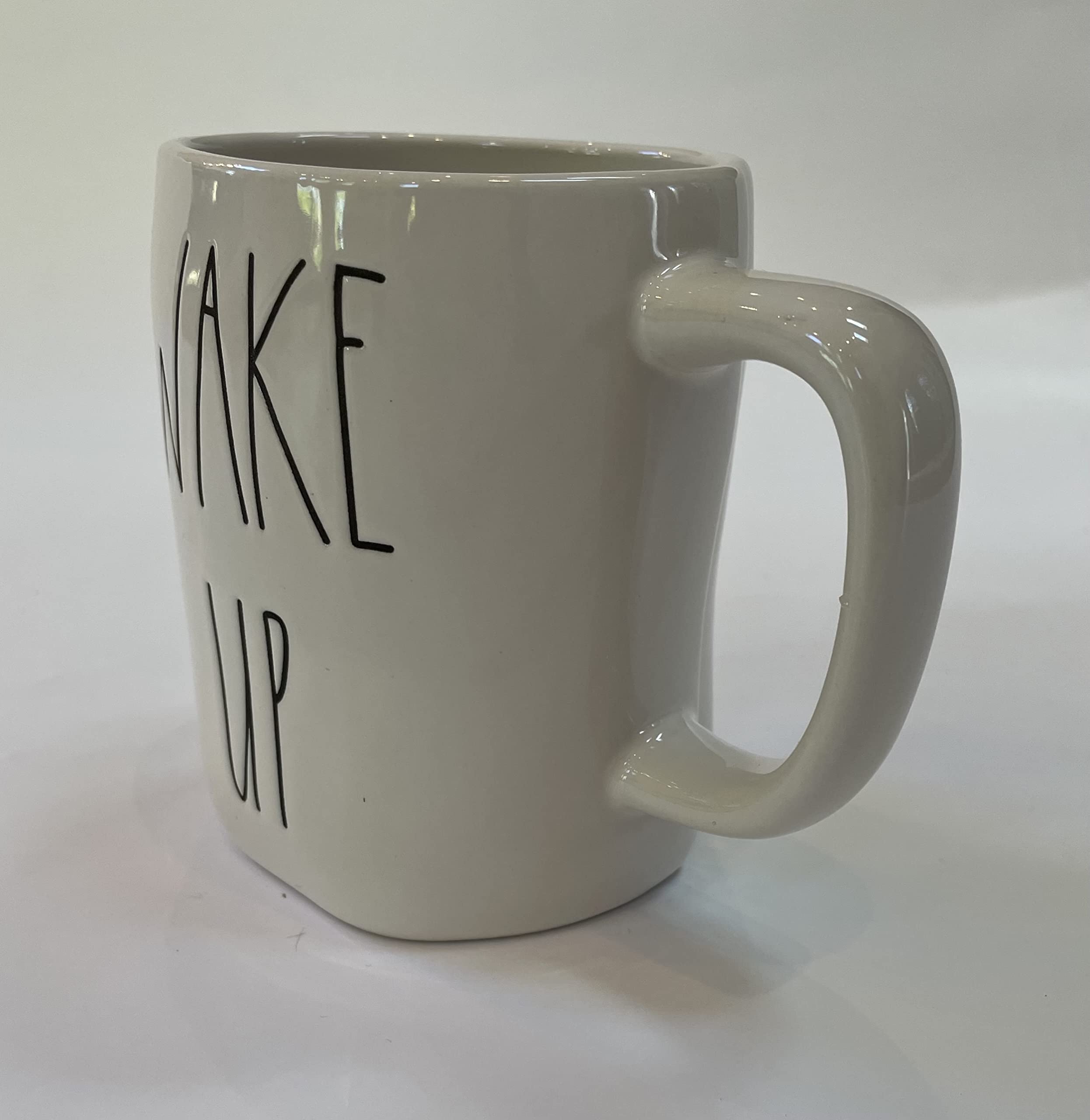 Rae Dunn by Magenta WAKE UP - Taza de café de cerámica LL