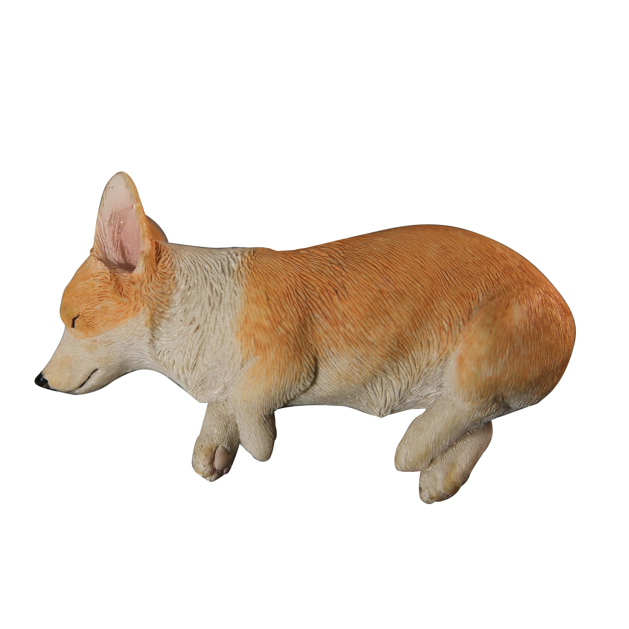 Chien figurine résine Corgi AMITD statuette de collection JXK