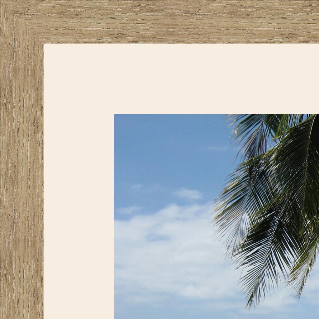 Cadres Photos pêle mêle multivues Chantilly 8 Photo(s) 10x15 Passe Partout, Cadre Photo Mural 108x25 cm Naturel Beige, 3.5 cm de Largeur