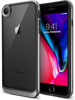 ESR Coque pour iPhone 7 8 Noir Coque Silicone Rigide Transparente Double Couche Housse Etui Protection Bumper Anti Choc Anti D rapant pour Apple iPhone 2016 2017 4 7 Pouces Noir ESR Coque pour iPhone 7 8 Noir Coque Silicone Rigide Transparente Double Couche Housse Etui Protection Bumper Anti Choc Anti D rapant pour Apple iPhone 2016 2017 4 7 Pouces Noir