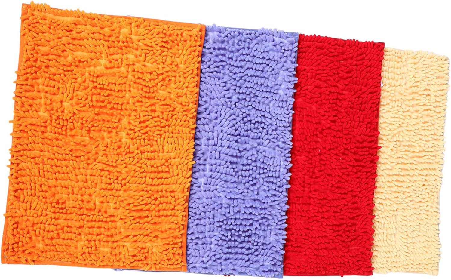 4pcs Washable Guinea Pig Pee Pads Chenille Material Training Mat for Pets Soft and Comfortable Easy to Clean for Bunnies and Animals
