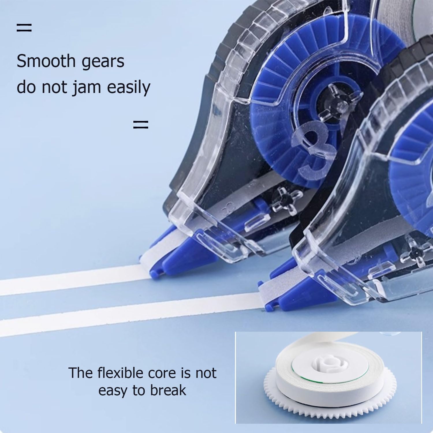 6 Korrekturroller Bunt – Mini-Korrekturbänder 4m X 5mm, Für Schule, Büro & Kreatives Korrigieren