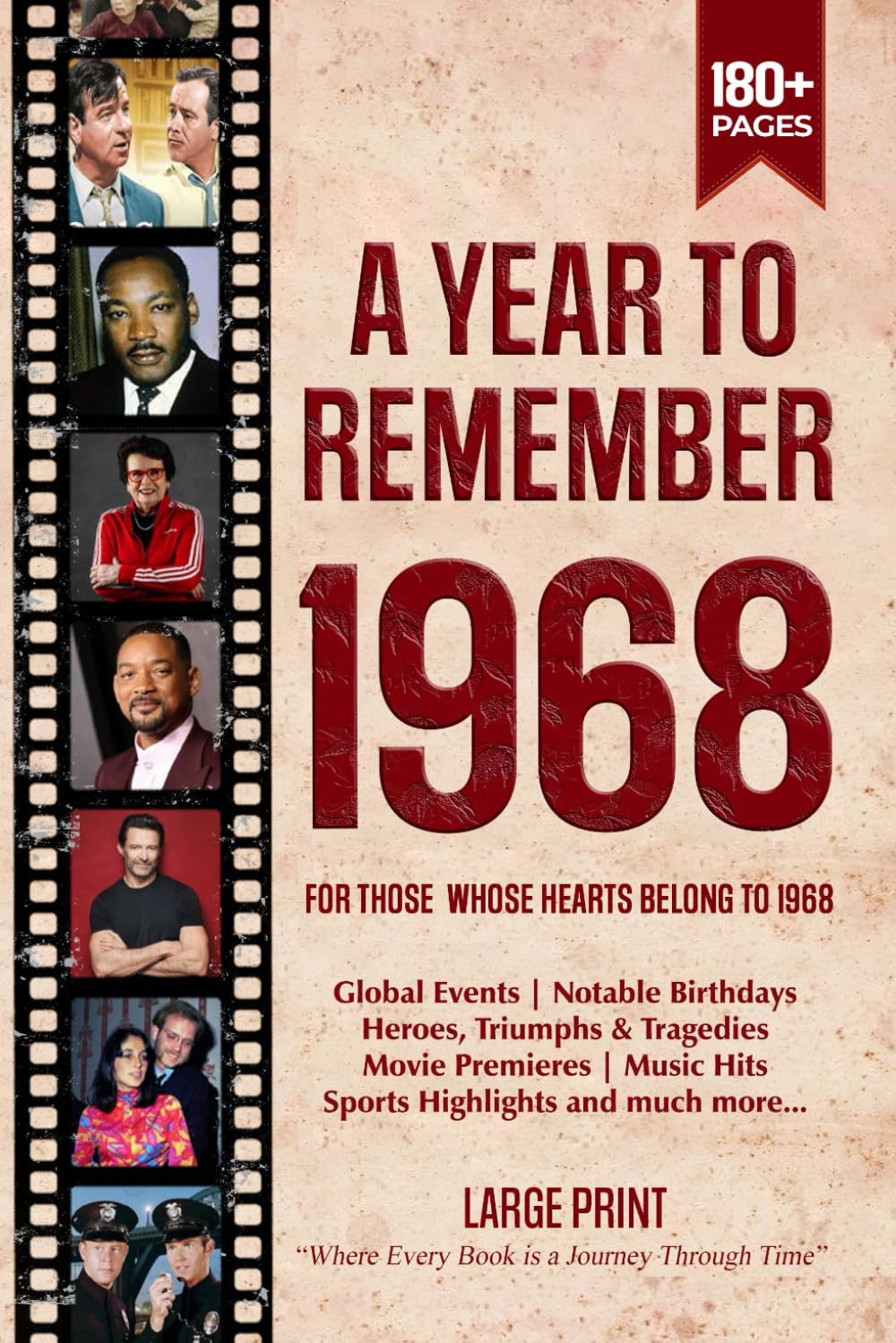 A Year To Remember 1968 History Book: A Nostalgic Tribute for the Radio Babies with Heartfelt Memories of 1968 – An Ideal Gift for Birthdays, Anniversaries, and Special Occasions      Paperback – Large Print, July 8, 2025