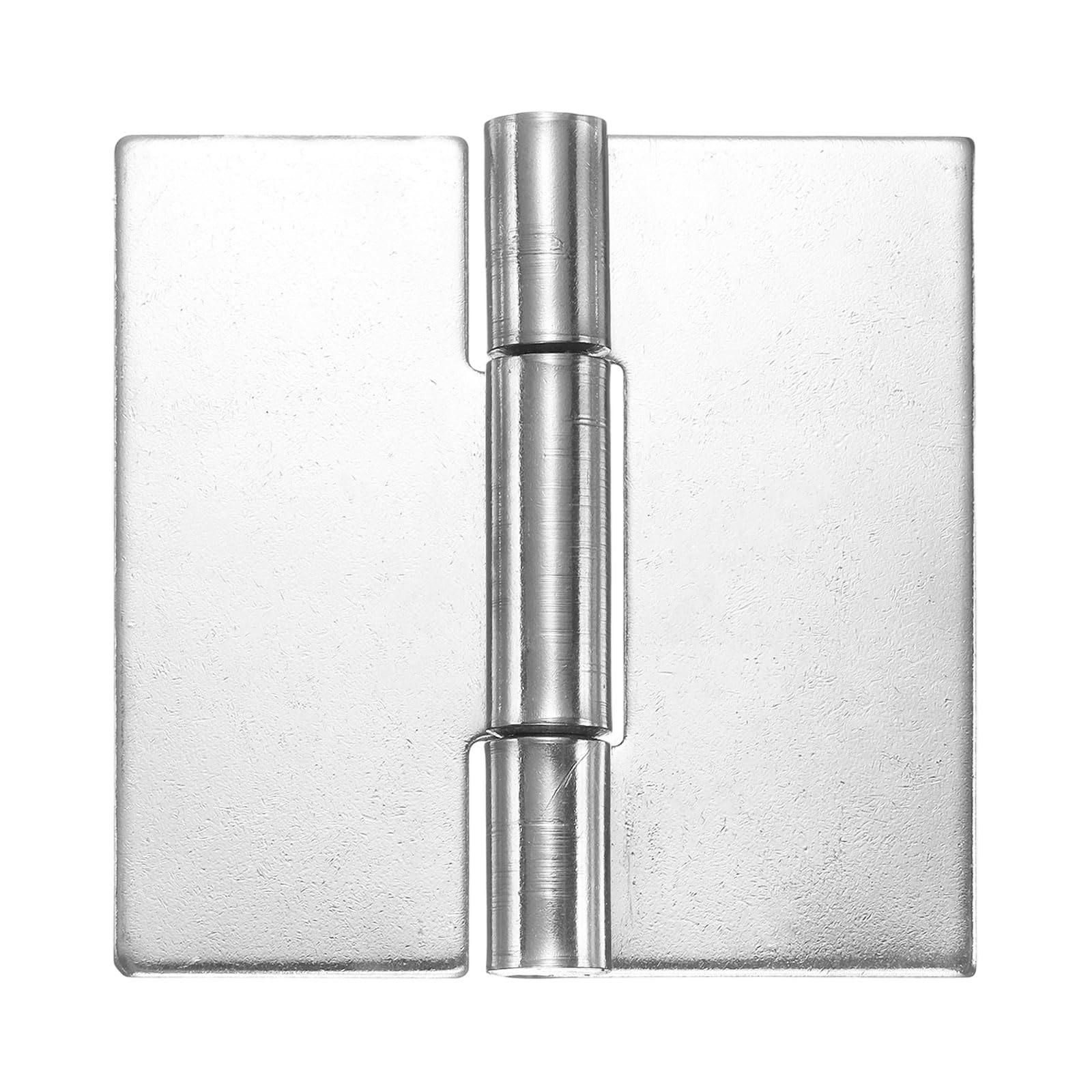 sourcing map 1 Pack Heavy Duty Weldable Hinges, 4" x 3.94" x 0.12" Weld on Butt Hinge 304 Stainless Steel Folding Metal Gate Hinges for Trailer Doors, Silver