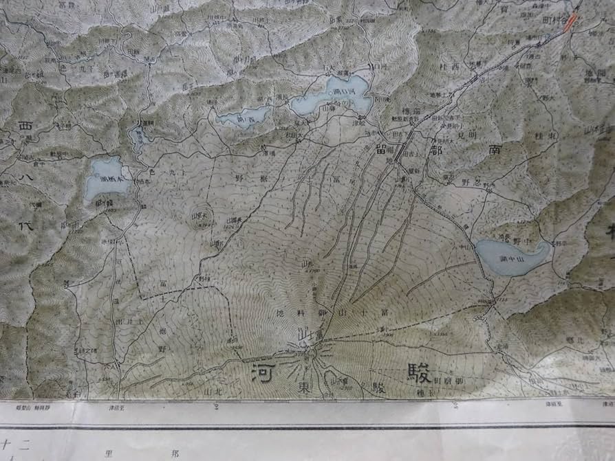 Amazon.co.jp: （7－3）大正時代（大正6年）の古地図「甲府