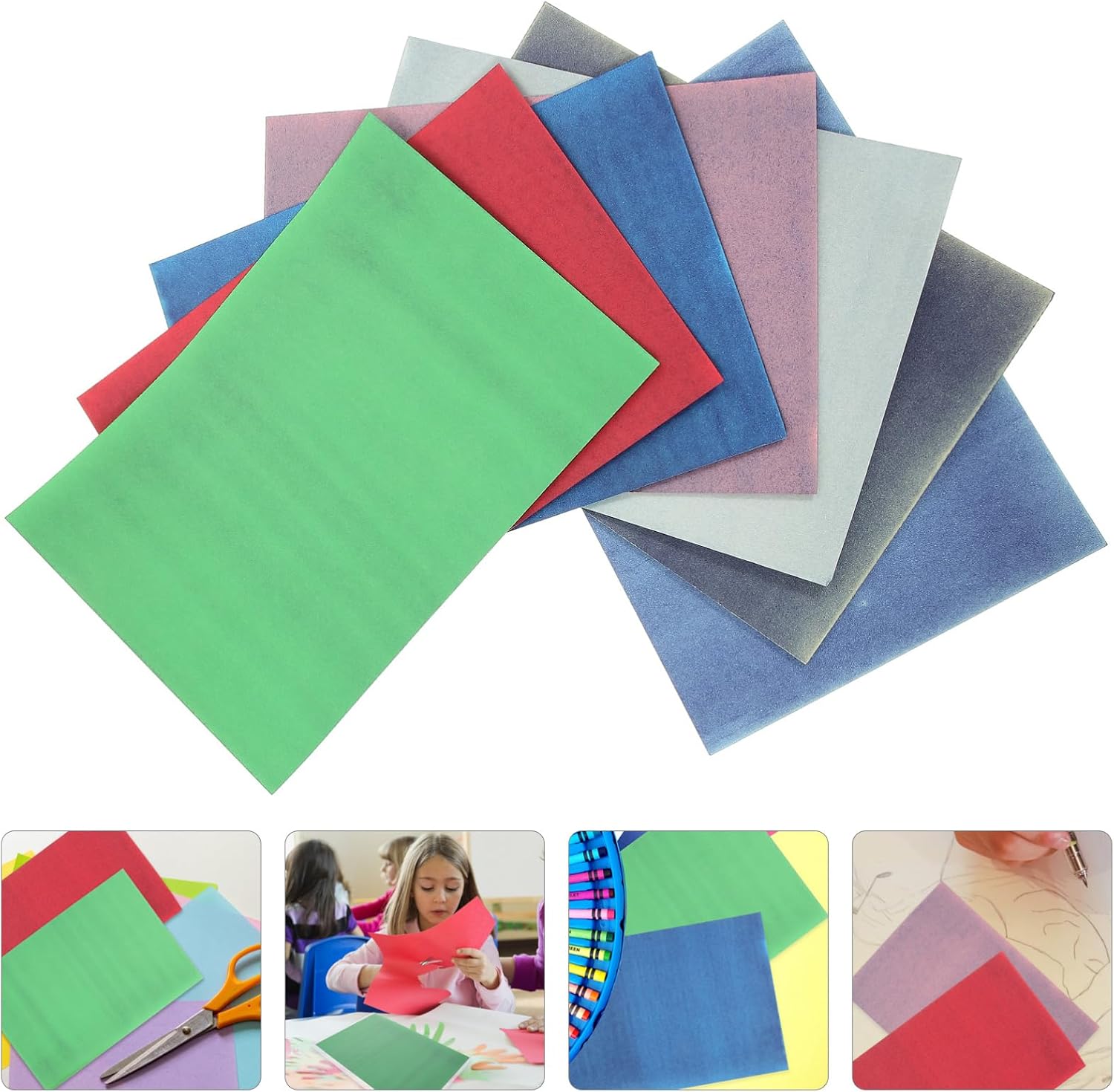 Gadpiparty 14sheets Sun Tissue Paper Cyanotype Kit Uv Sensitive Diy Paper Light Craft Supplies for Boys and Girls Adults