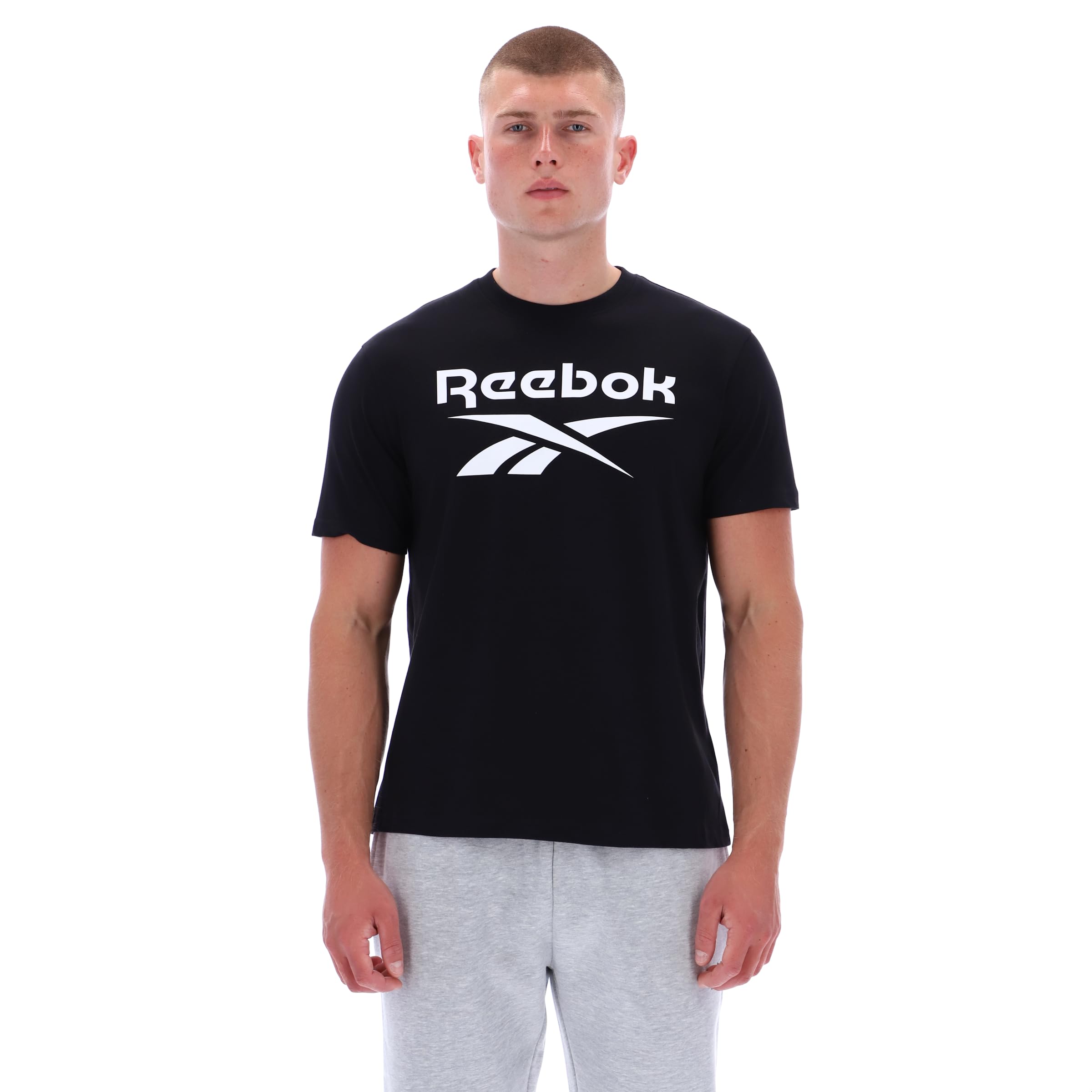 Men's Vector Blue Big Logo Short Sleeve Crewneck Tee by Reebok