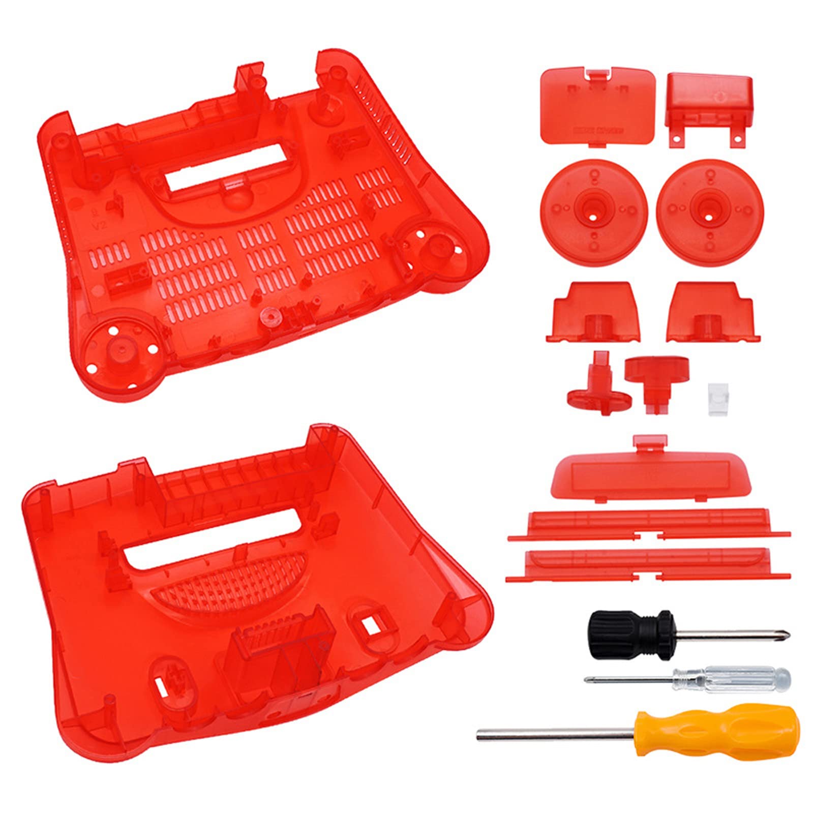 Funda de repuesto para consola de juegos, resistente y exquisita, carcasa de ABS retro para N64, juego completo para todas las regiones, accesorio ideal para los amantes de los videojuegos