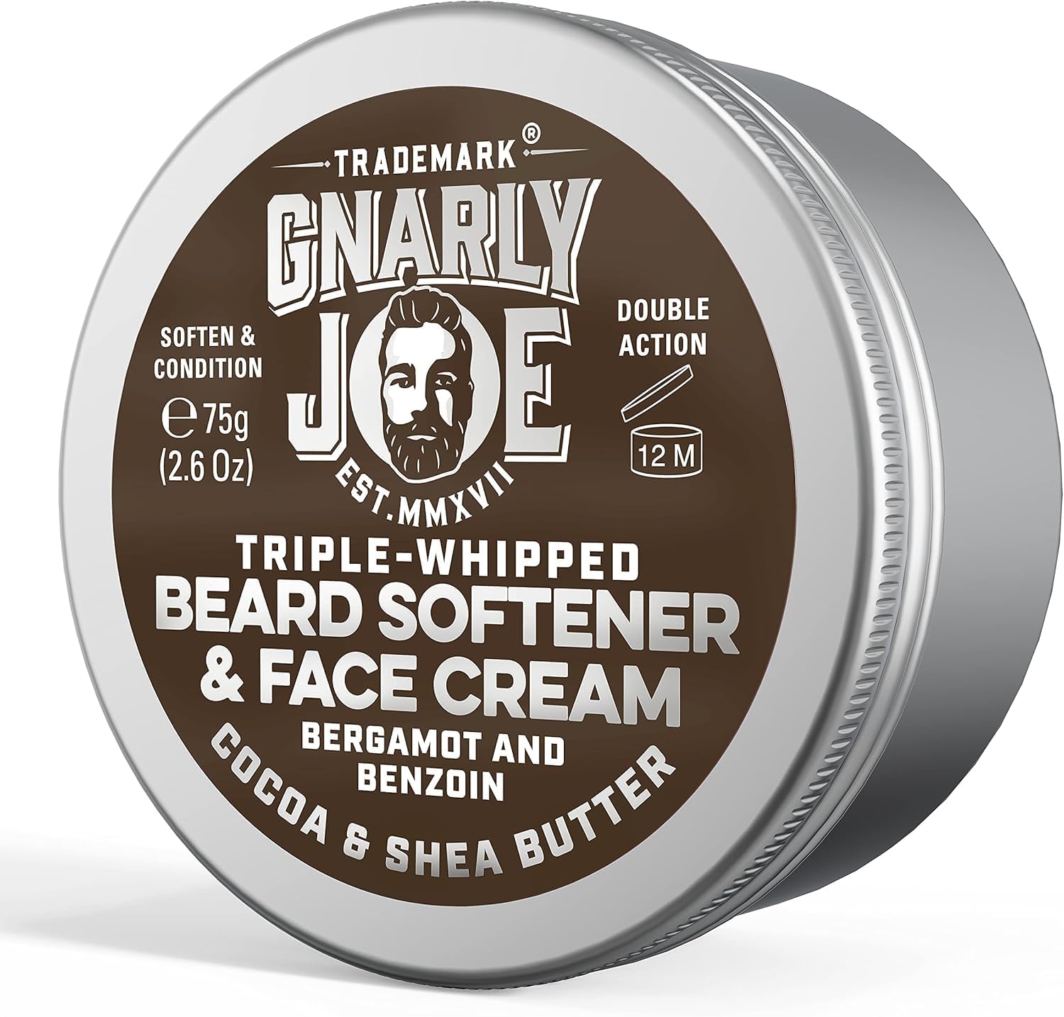 Gnarly Joe Beard Softener & Face Cream - Bergamot & Benzoin 85ml - UK Made
