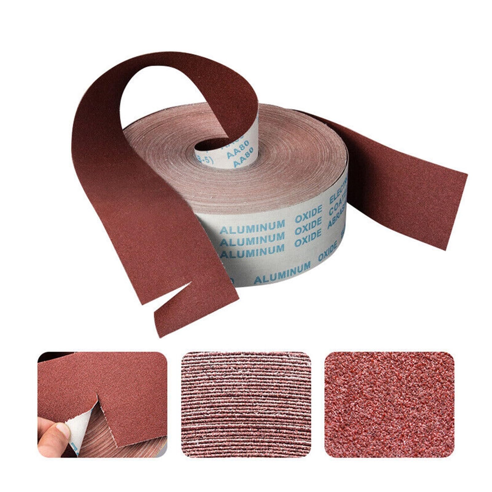 Rotolo di carta vetrata grana 80-800 for lucidatura di metalli in legno