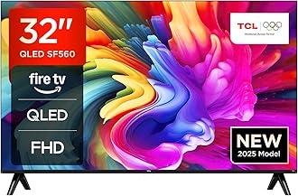 TCL 32SF560-UK 32" Full HD QLED Direct LED Smart TV with Fire TV, Alexa Voice Control, Vivid Colour & Enhanced Brightness