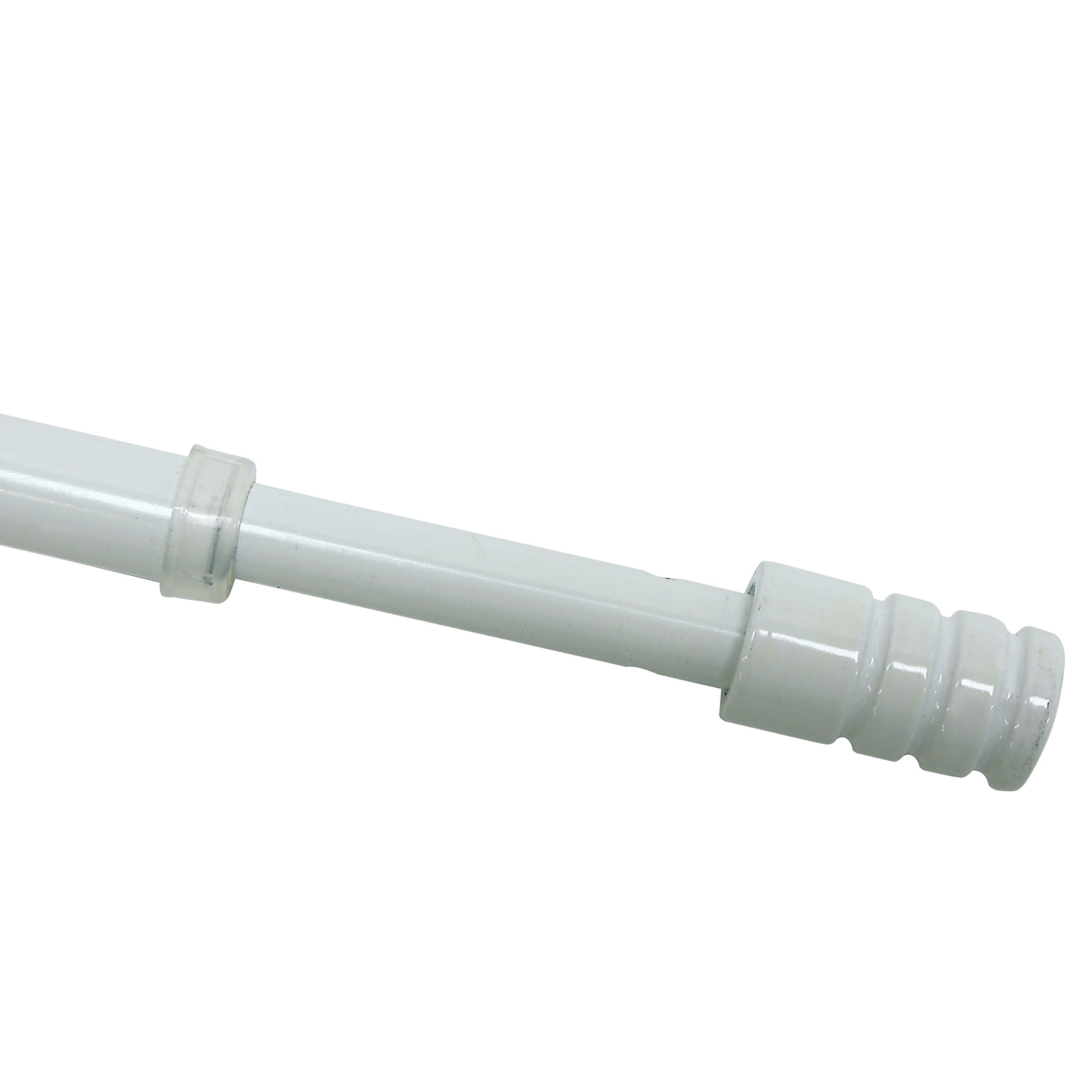 Gardinia 30760 Vitragestange Zylinder Ø 10 mm weiß 40-65 cm