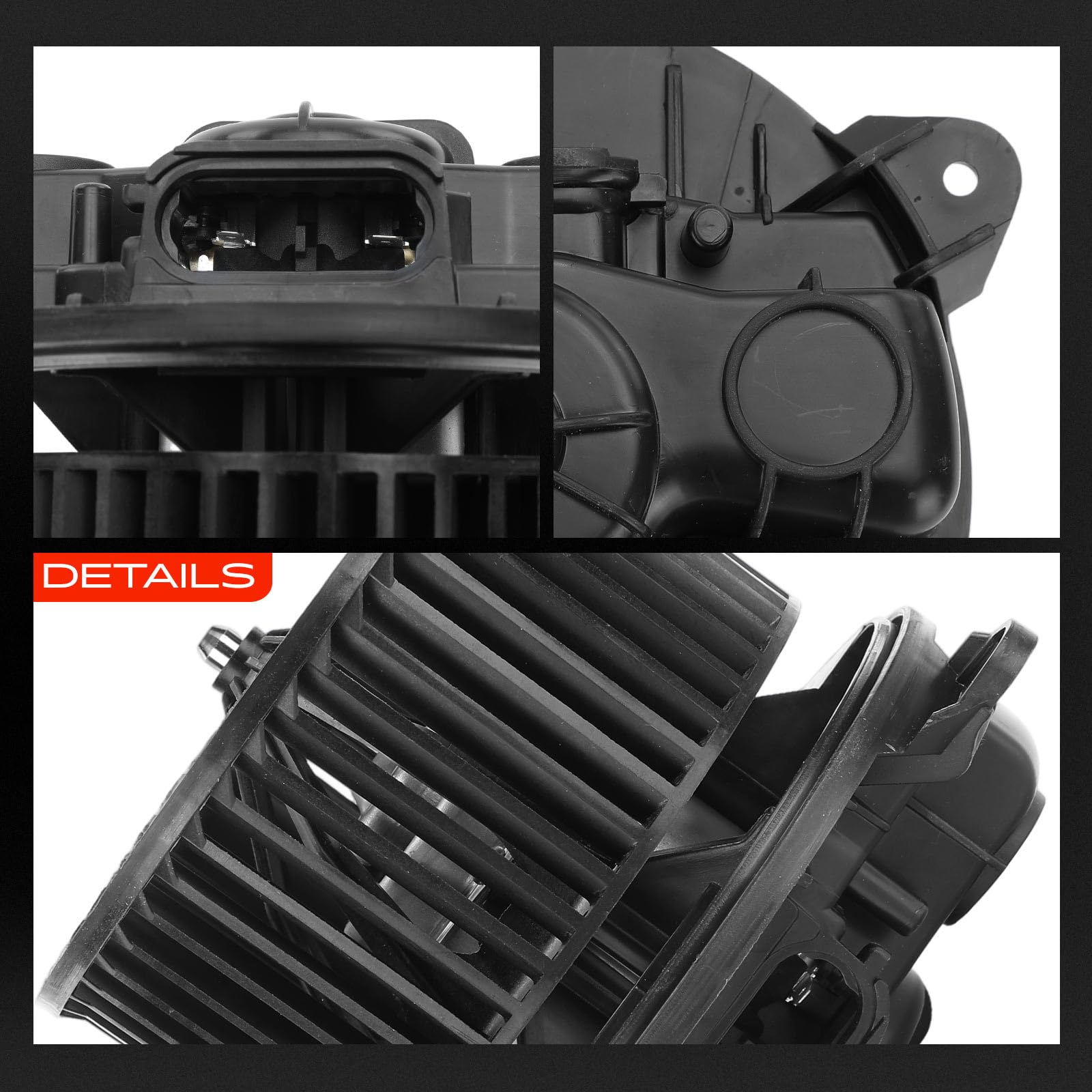 Frankberg Motor del ventilador de calefacción 7701208225 | Compatible con: Autobús Primastar X83, Autobús de tráfico II JL, Vivaro Combi X83, Caja de tráfico II FL