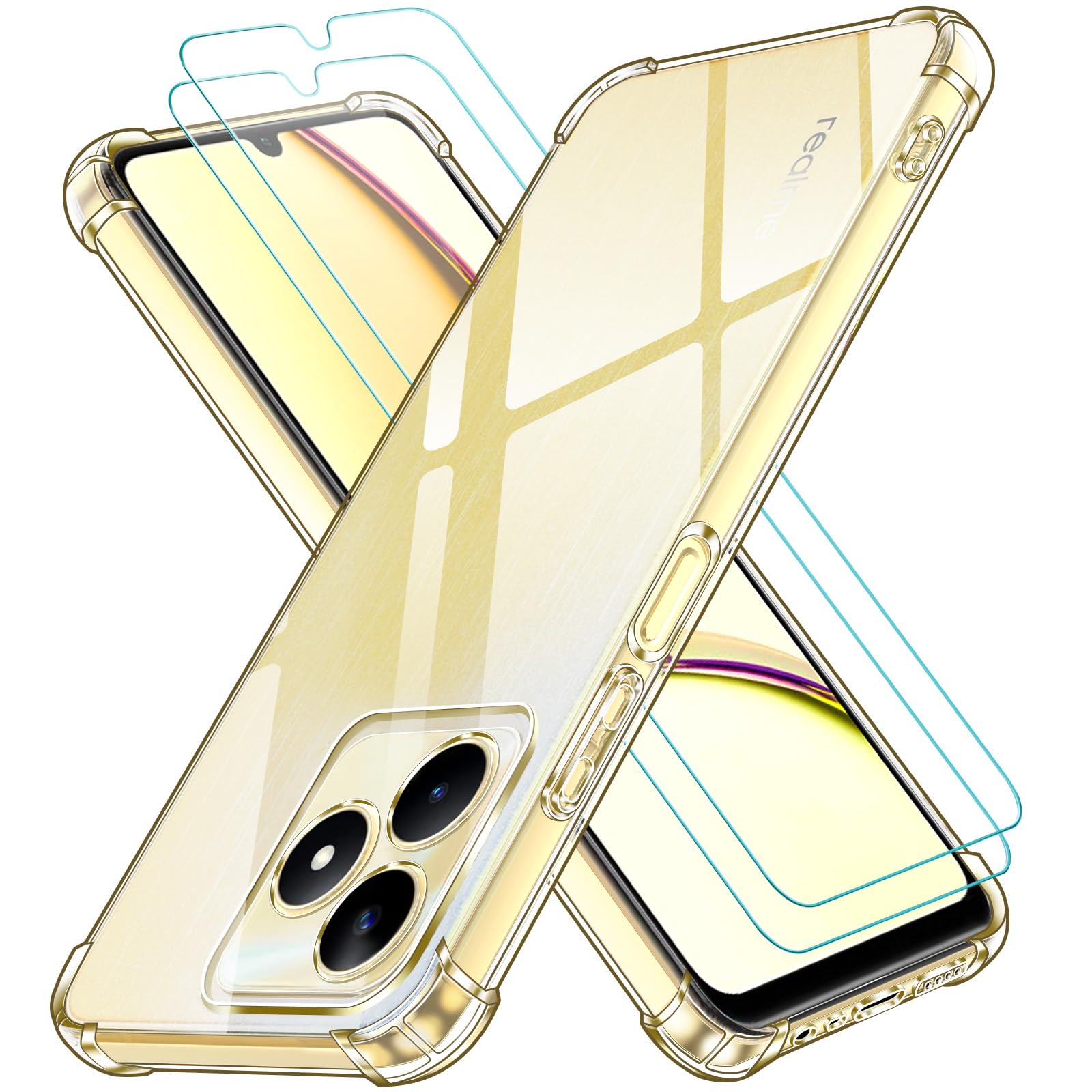 Coque Rigide Anti-choc Pour Realme C51 / C53 / Note 50 / Narzo N53 - Neuf Sous Blister, Marque Htdmobiles