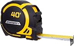 Komelon 16-Ft Contractor TS Wide Blade Tape Measure with Backside Printing, Manual Lock, Long Standout (93416)