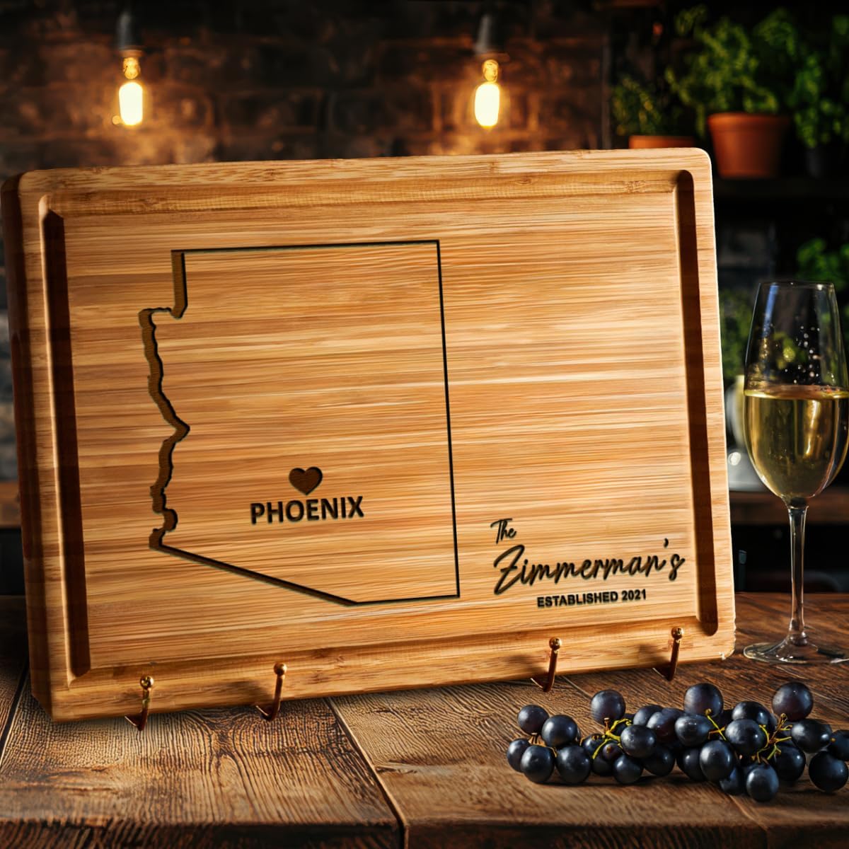 Arizona Cutting Board Personalized, Bamboo State Cutting Boards, Arizona Themed Gifts and Souvenirs, Arizon Home Decor Cutting Board - Image 8