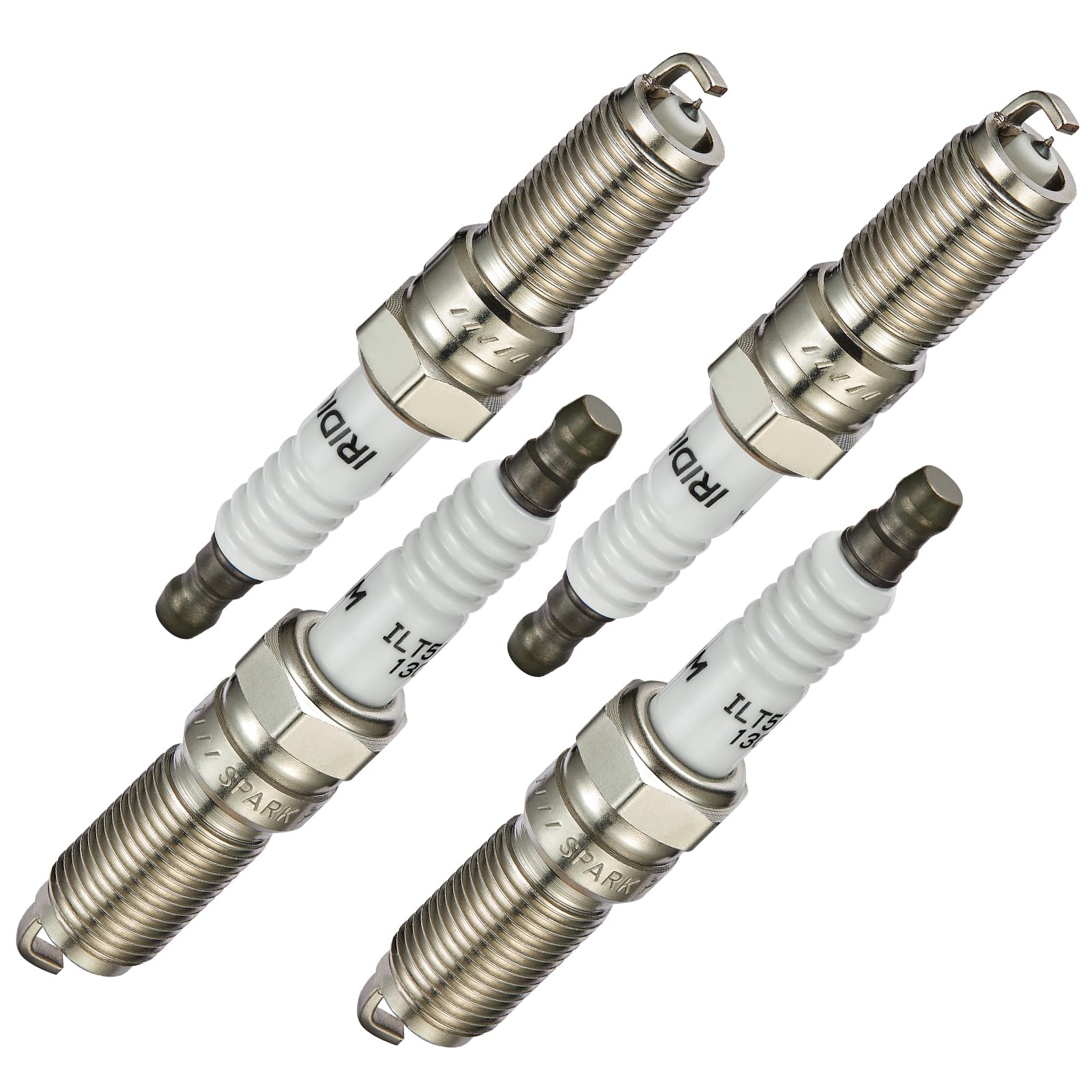 BDFHYK Set of 4 Iridium Spark Plug Compatible with Allure LaCrosse Regal ATS Cobalt Equinox HHR C-Max Escape Fusion Acadia Canyon MKZ 3 6 CX-7 G5 G6 Sky Vue Engine Replacement for 4344 LTR5IX-11