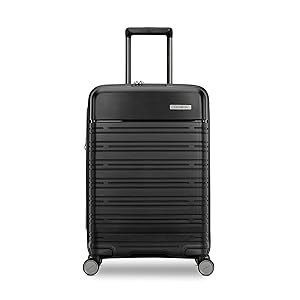 Samsonite Elevation Plus - Carry-On Hardside Luggage - Scratch Resistant Polypropylene Shell, RightHeight Adjustable Handle, Integrated AirTag Holder, TSA Lock, WetPak Compartment - Triple Black