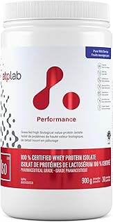 ATP LAB - ISO 900g Powder (Wild Berries Flavour) - Whey Isolate Protein Powder - Boost Performance