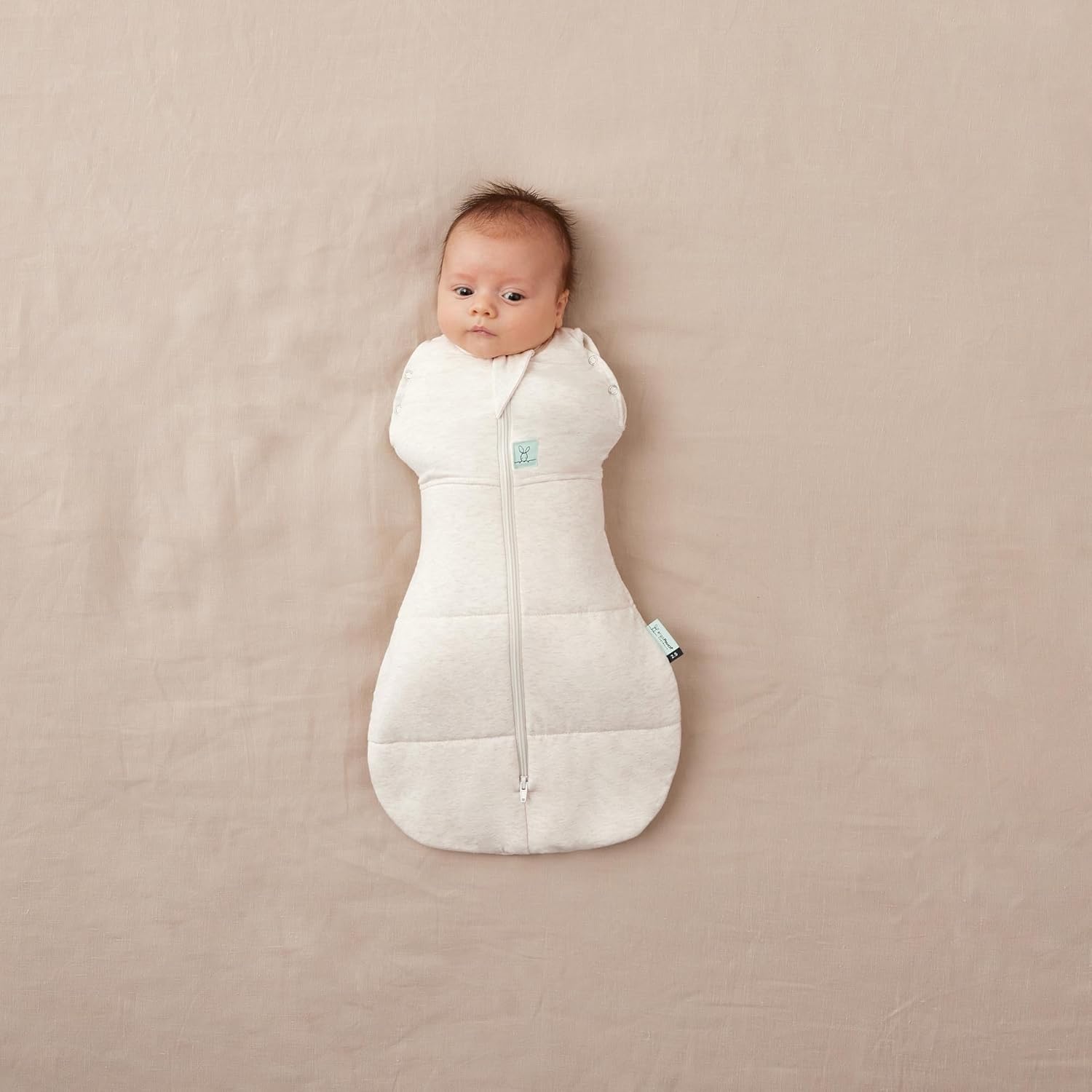 ergoPouch Cocoon Swaddle Sack 3.5 TOG - Baby Sleep Sack, Snug Fit Helps Calm Startle Reflex, Ideal for Arms in/Out Sleeping