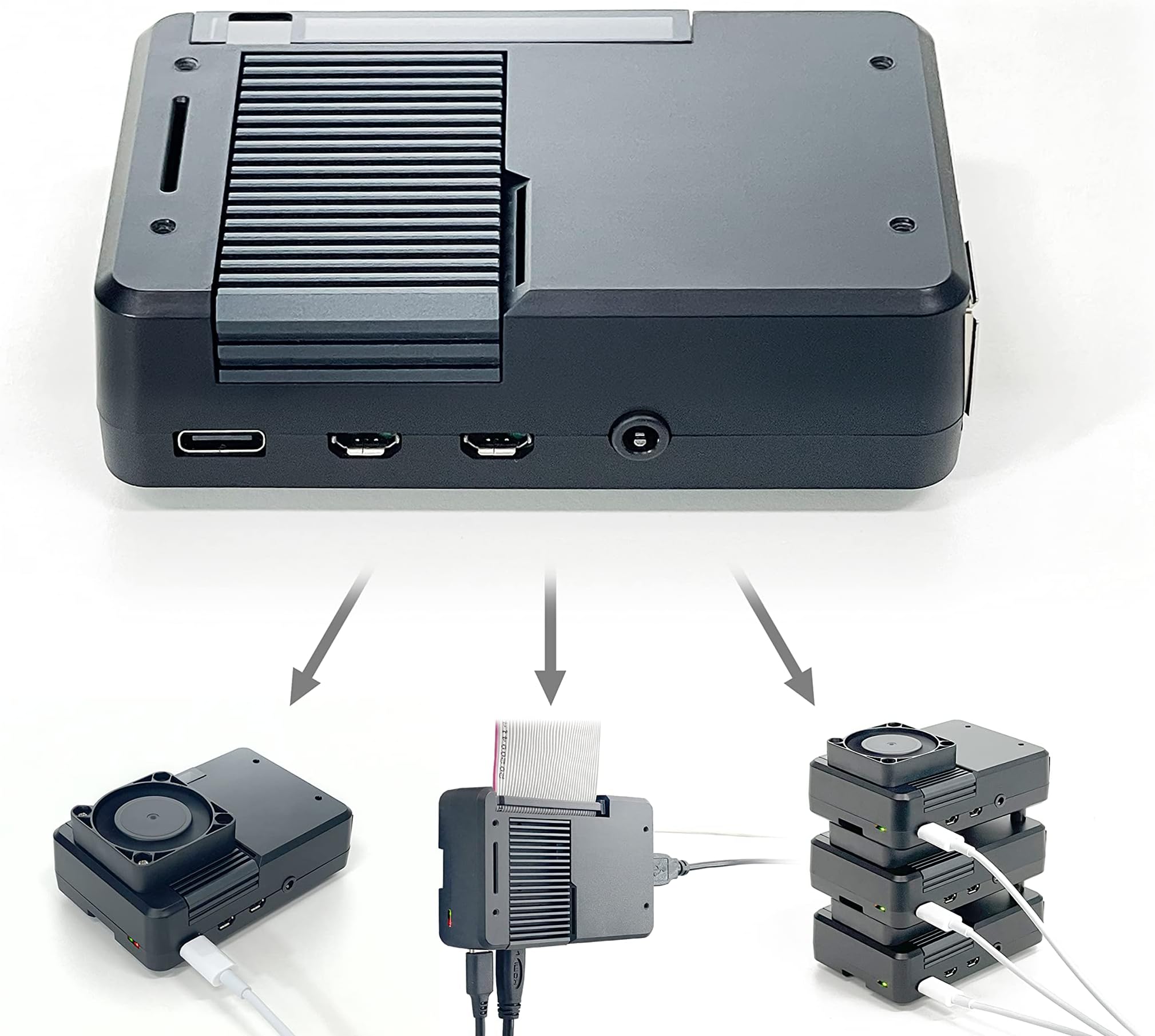 Multifunctional Case for Raspberry Pi 4