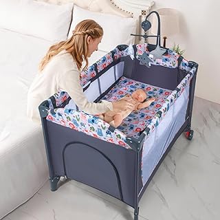 4-in-1 Pack and Play with Bassinet for Baby