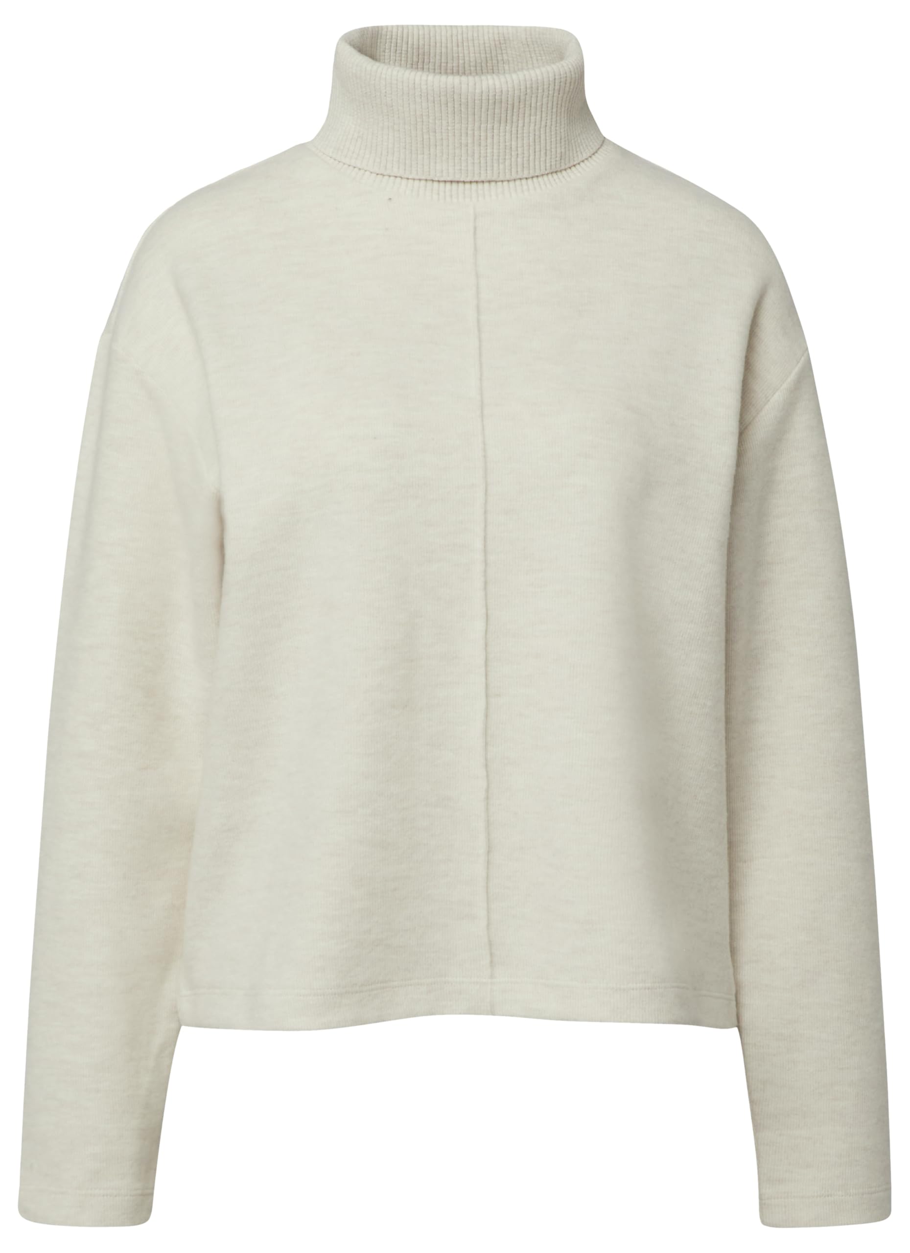 s.Oliver Weiches Sweatshirt mit hohem Rollkragen