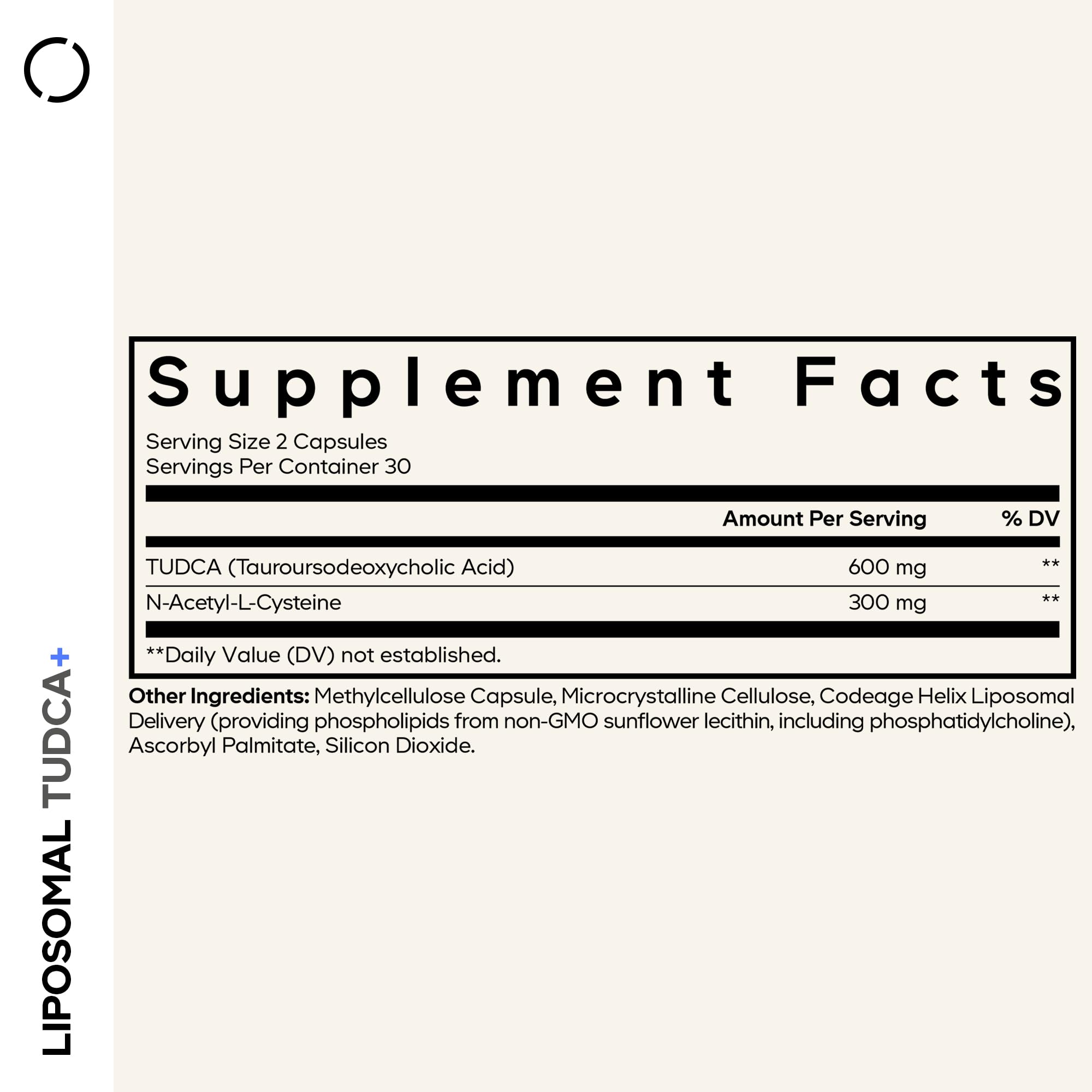 Codeage Liposomal TUDCA+ Supplement – TUDCA Bile Acid Formula - NAC N-Acetyl Cysteine, Liposomal Delivery - Liver & Gallbladder-Focused Formula – Non-GMO - 60 Capsules — Amazon image 2
