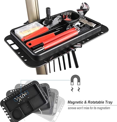 Miniatura 4 de CXWXC Soporte de reparación de bicicletas -Compra soporte de mantenimiento para mecánicos de bicicletas para el hogar, soportes de trabajo para