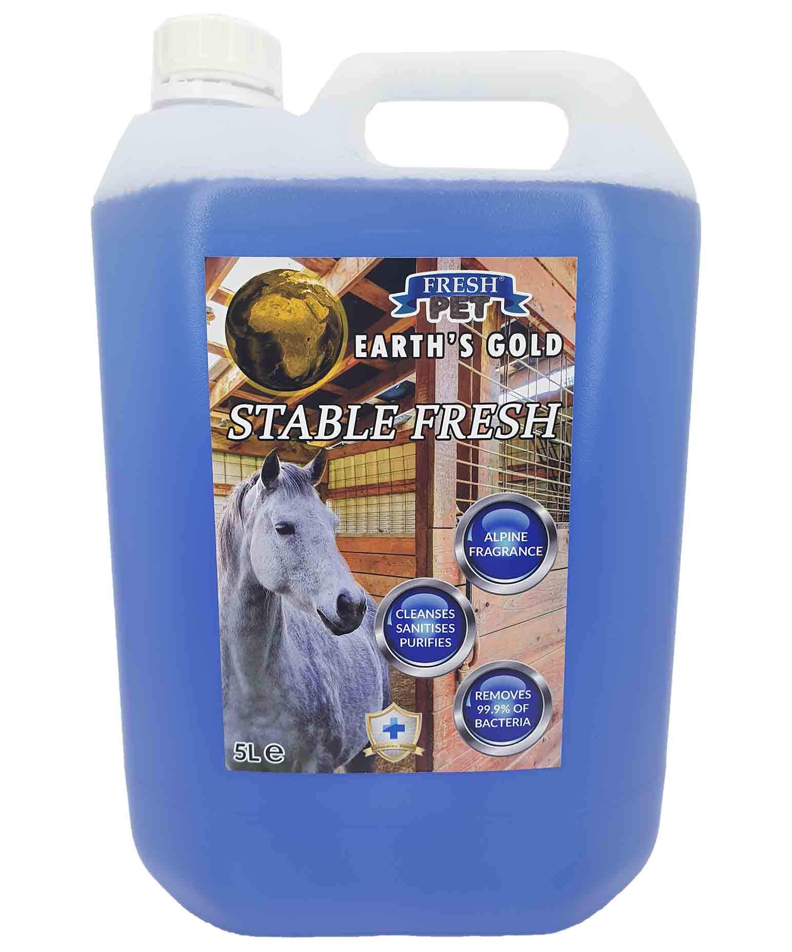 Trade ChemicalsHORSE STABLE CLEANER DISINFECTANT Earths Gold Stable Fresh 5L (Alpine)