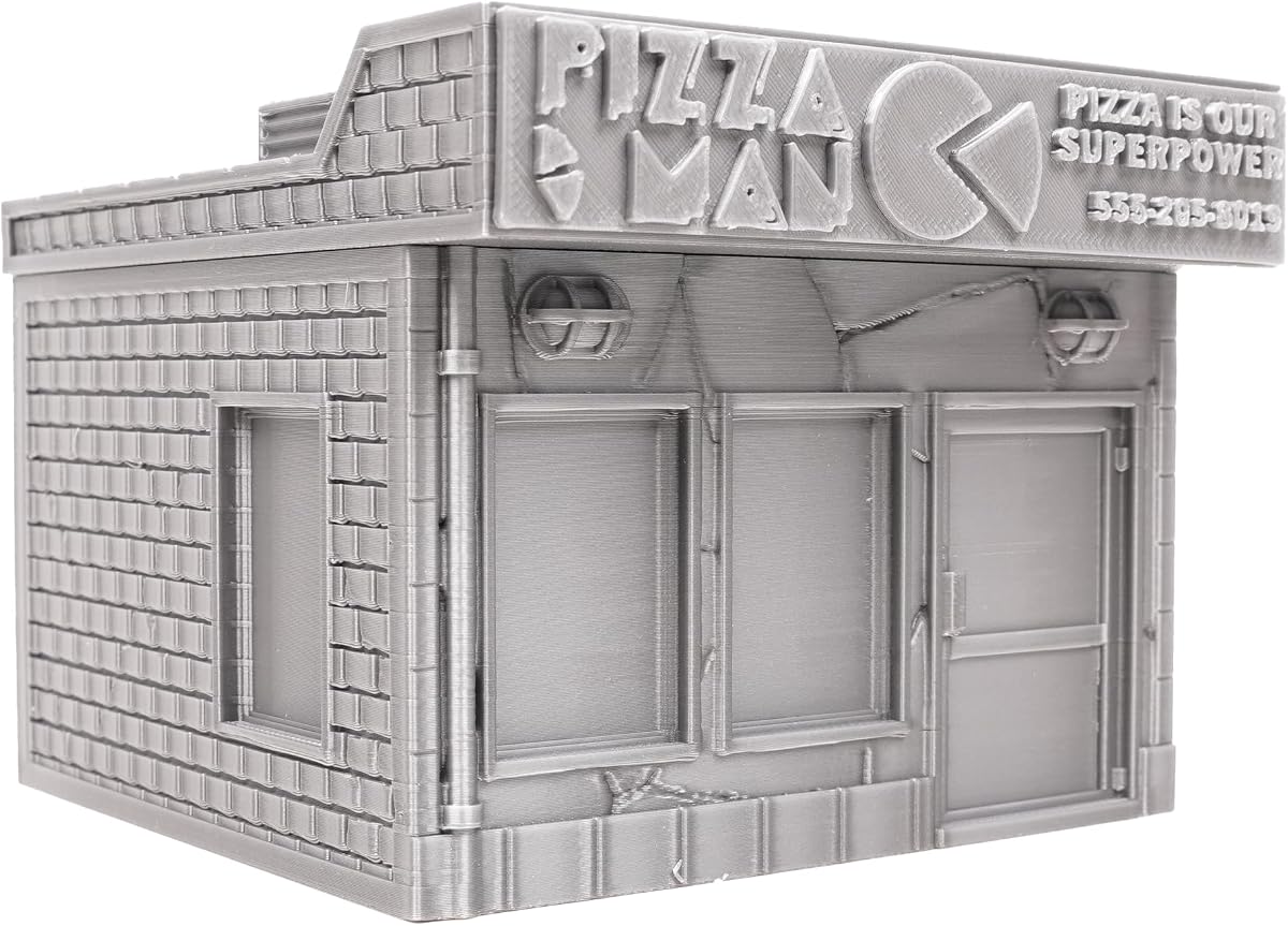 Pizzería - Tabletop Terrain de Corvus Terrain Compatible con MCP 32mm