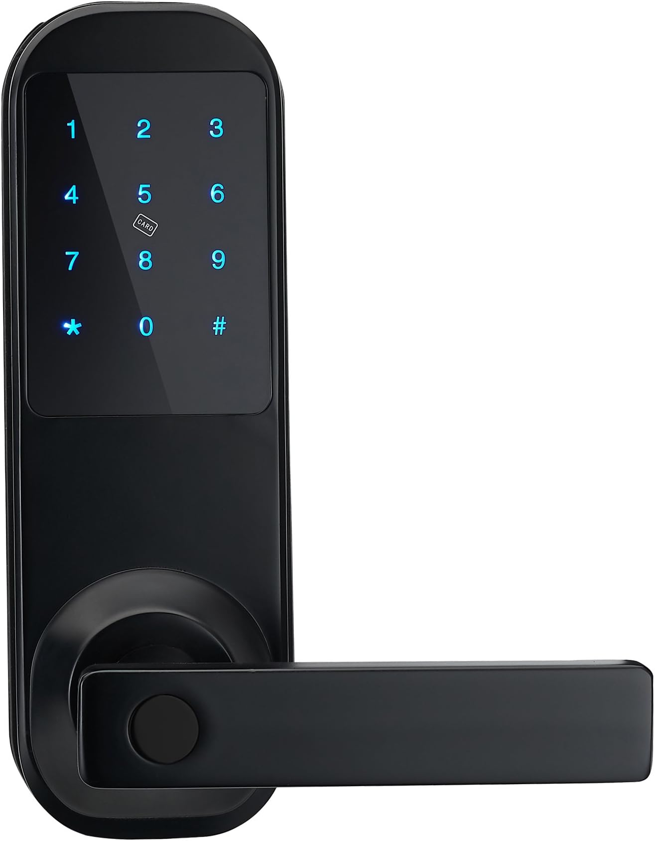 HAIFUAN Security Digital Keyless Code Door Lock, Unlock with Code Card and Key(HFAM10-R-ORB)
