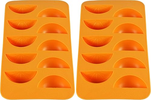 Miniatura 5 de Bandeja de cubitos de hielo en rodajas de naranja - Fairly Odd Novelties - Divertido regalo de moldeo de alimentos en forma de fruta