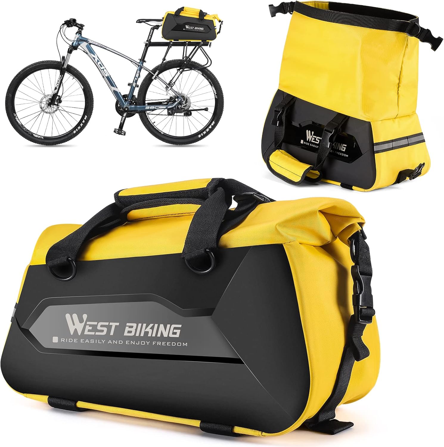 HONGYEA Bike Bags for Bicycles Bike Trunk Bag, 24L