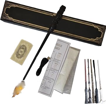 magic wand fire halloween cosplay tool stick magic wand fire breathing wand fireball wand costume harry potter wand fire fire for party wizard school party birthday best gift free consumables USB
