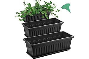 GROWNEER Window Box Planters