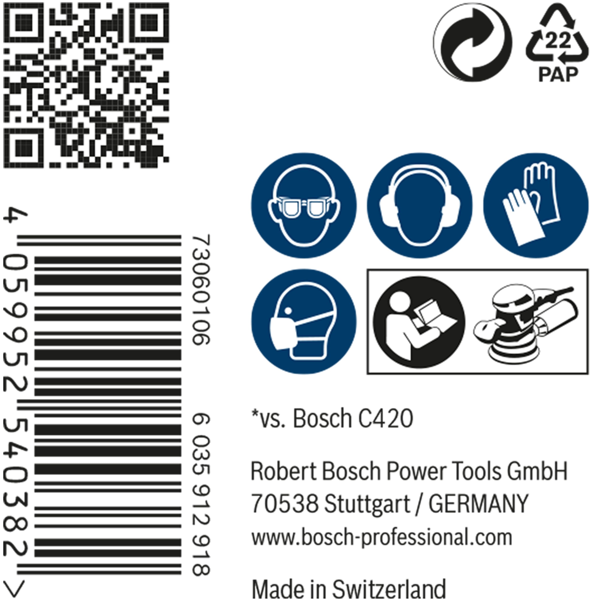 Bosch 50x EXPERT M480 Schleifnetz (für Farbe auf Holz, Hartholz, Ø 150 mm, Körnung 120, Professional Zubehör Exzenterschleifer, Schwingschleifer)