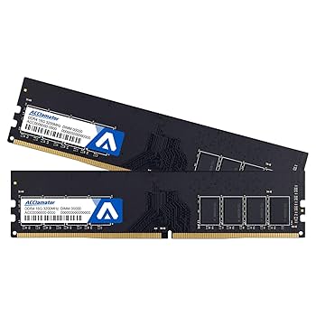 DDR4 メモリ 64GB (32GB×2) Acclamator 元箱あり DDR4 RAM 32GB (2x16GB) 3200MHz PC4-25600 CL18 1.35V 288-pin
