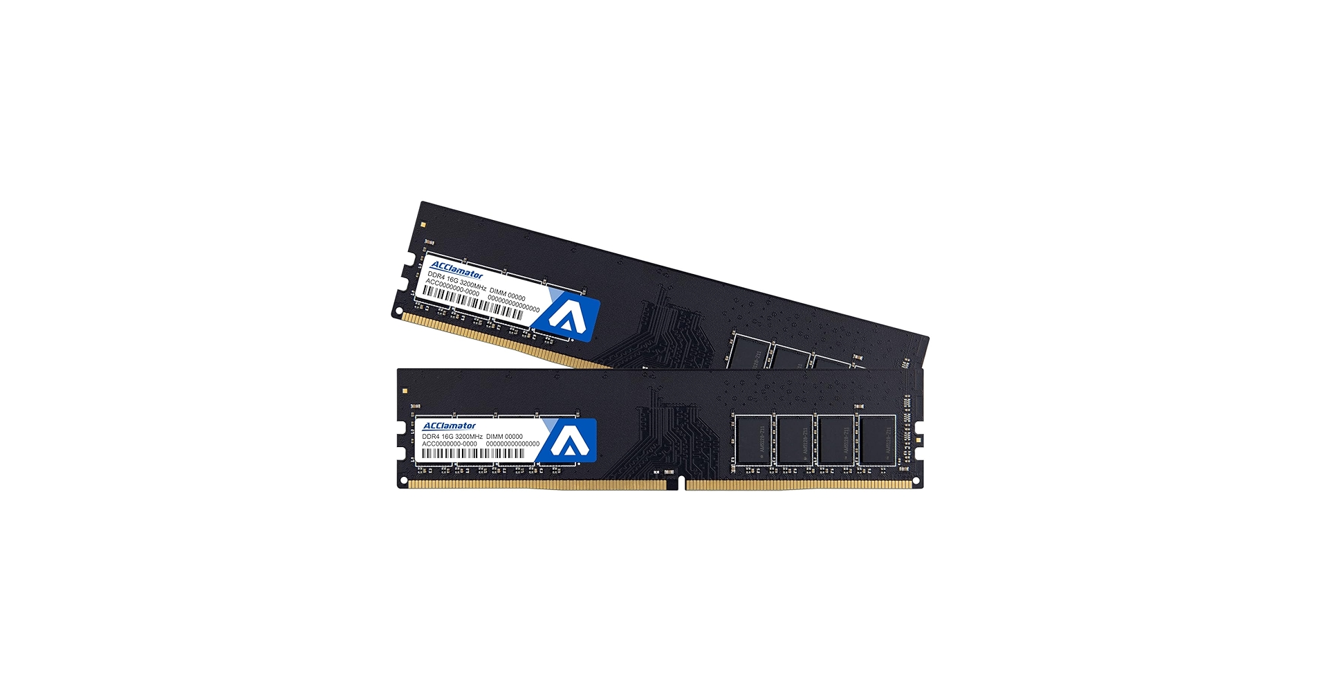 Acclamator DDR4 32GBメモリ DDR4 RAM 32GB (2x16GB) 3200MHz PC4-25600 CL18 1.35V 288-pin