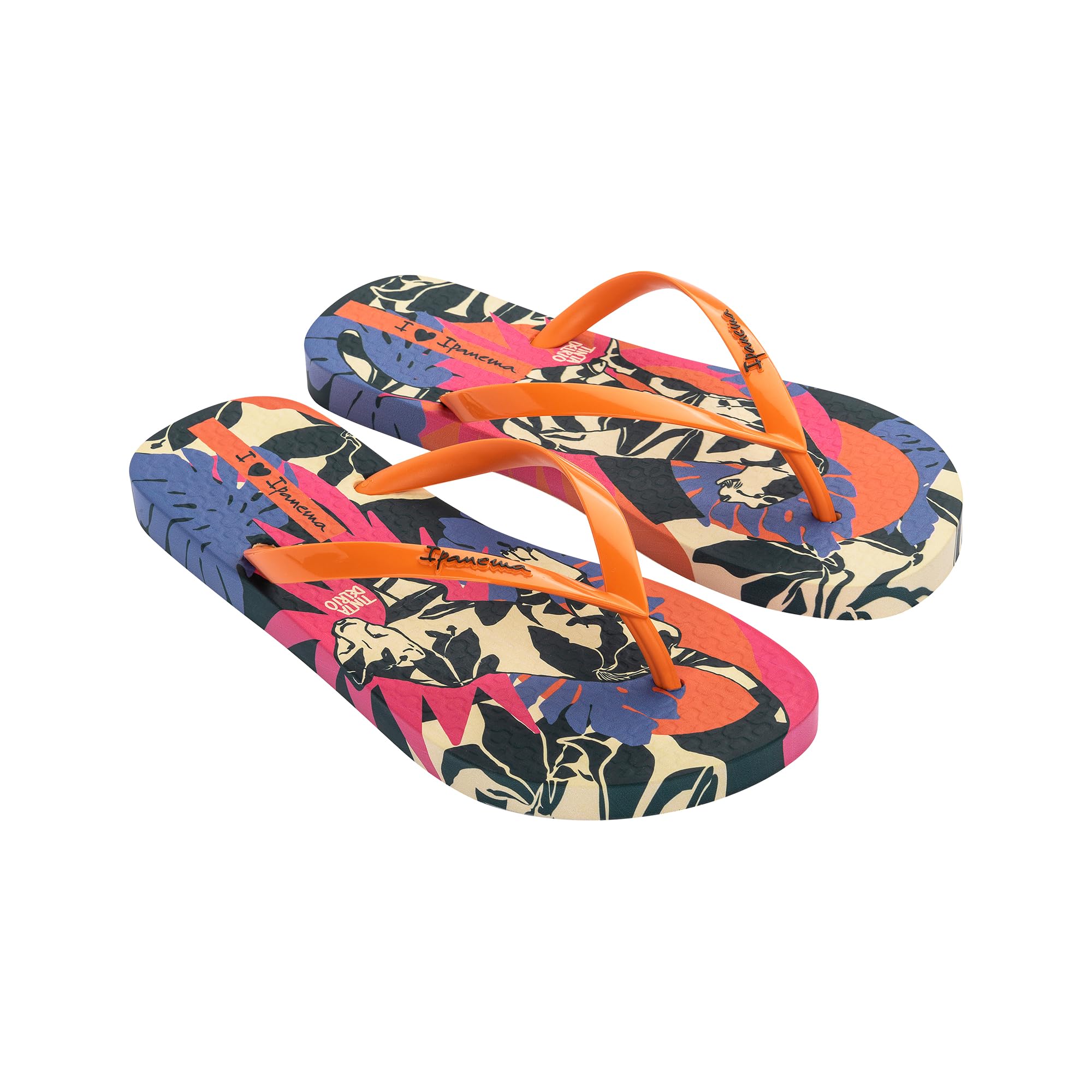Ipanema GRAFFITI III FEM, Flip-Flop, YELLOW/ORANGE/BLACK,