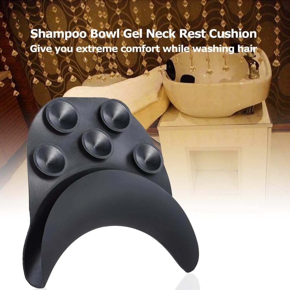 Salon Neck Pillow, Shampoo Bowl Gel Neck Rest Cushion Hair Washing Sink Basin Tool 2 Pack