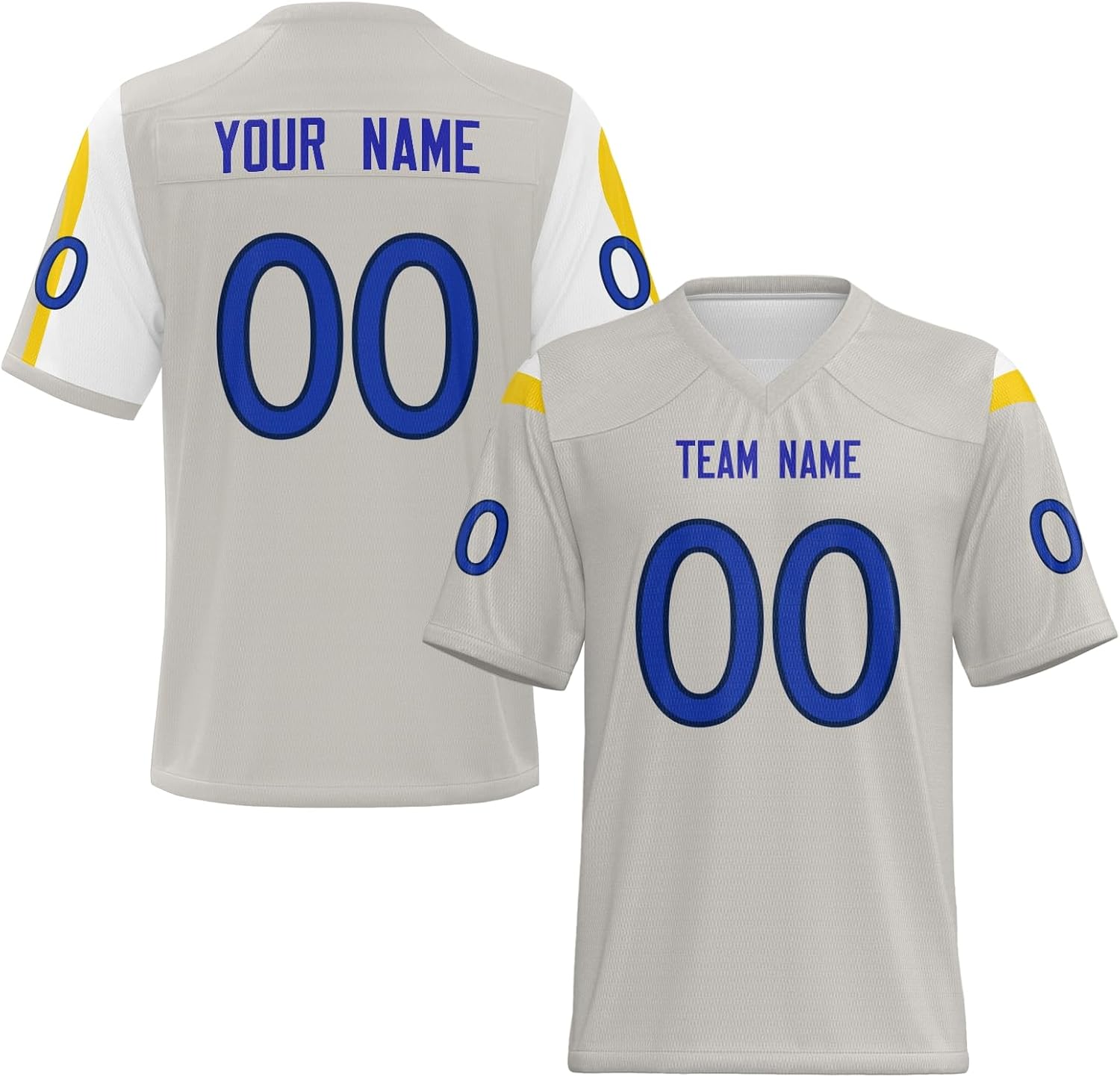 Custom Football Jersey, Football Jerseys Personalized Name/Number, Football Shirt for Men Women and Youth - Image 3