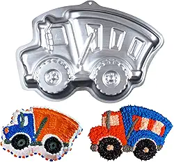 SADYFON Forma de bolo em forma de carro de caminhão de alumínio 3D formas de assar formas de decoração de bolo aniversário casamento festa bolo ferramenta de assadeira