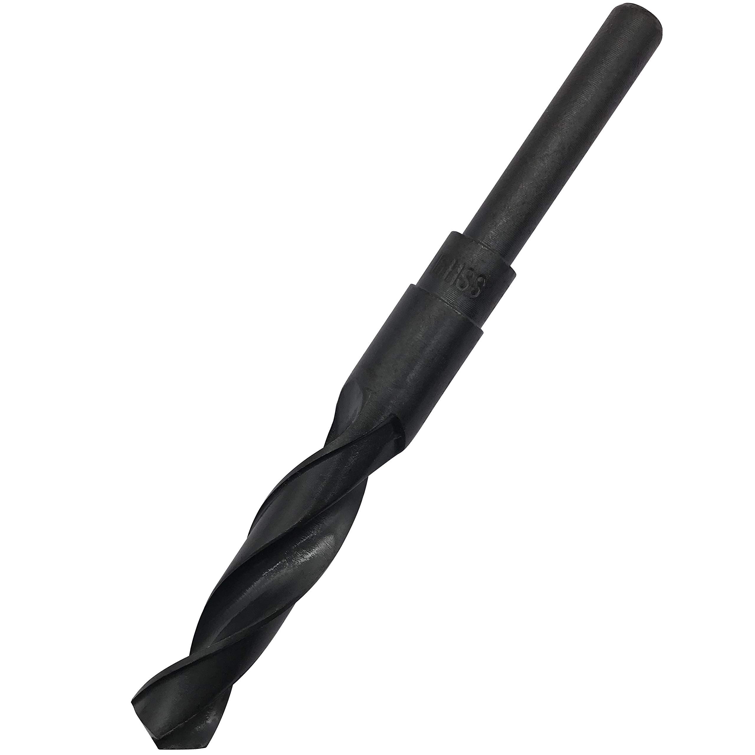 16mm(5/8-Inch) Reduced Shank Drill Bit, 1/2” Shank High Speed Steel Twist Drill Bit HSS-9341 for Aluminum Plate Copper Wood Stainless Steel