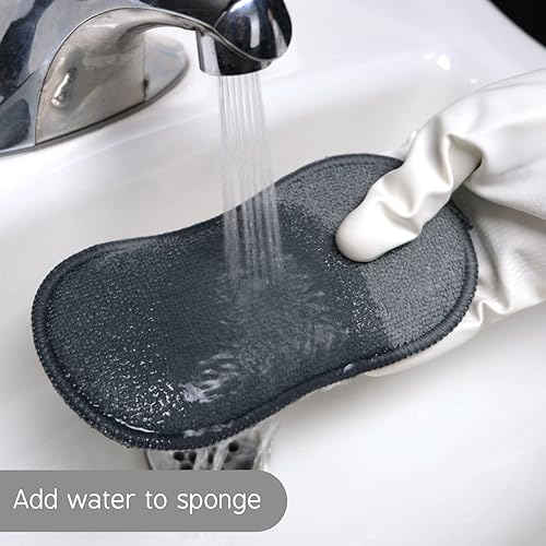 Miniatura 4 de JAWS Crema limpiadora con esponjas de microfibra, removedor de manchas de agua dura y limpiador abrasivo suave